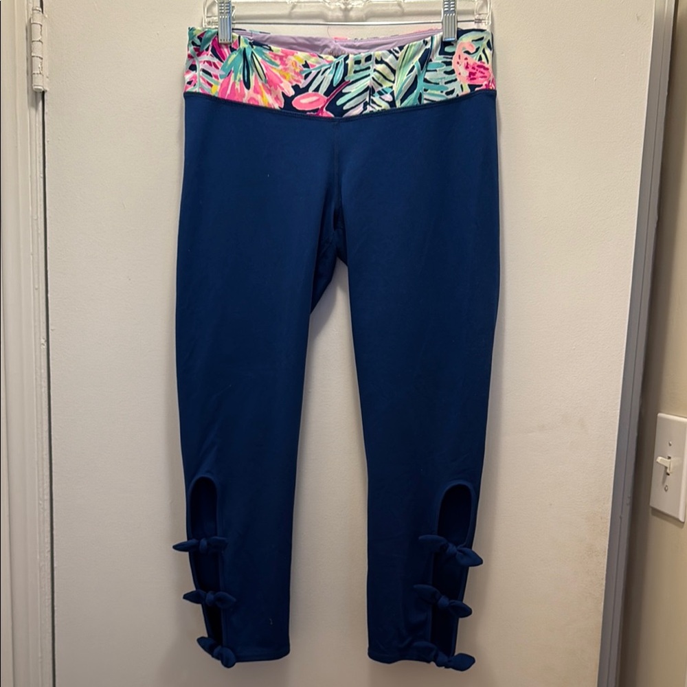 Lilly Pulitzer Blue Leggings for Effortless Style
